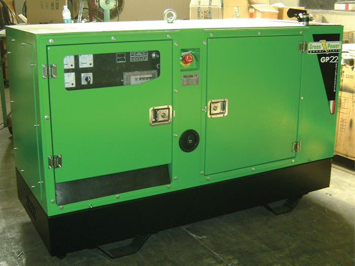 22 kVA lärmgedämmter/geschlossener Dieselstromerzeuger